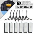 thumbnail image 2 of 6Pcs Side Brush & Filter+Sponges For ILIFE A4 A4s A6 Robot Vacuum, 2 of 11