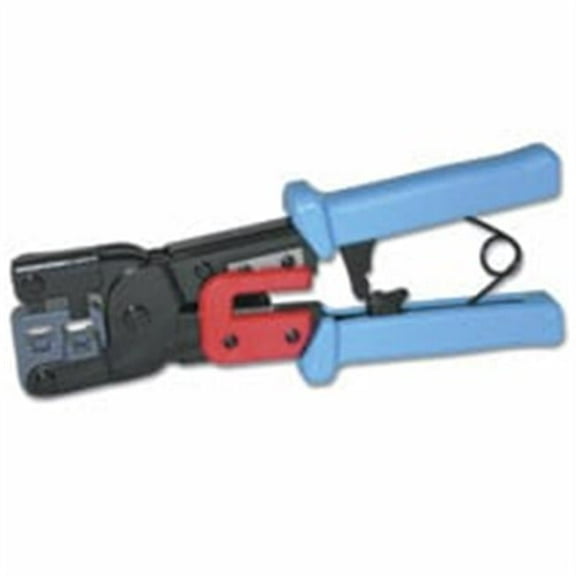 RJ11/RJ45 Crimping Tool with Cable Stripper