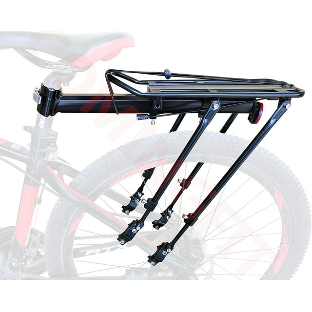 Capacité de 180lbs Roulements Solides Universels Réglables Porte-Bagages de Vélo