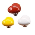 thumbnail image 2 of 3 Pieces Heart Shaped Toilet Press Button Toilet Tank Button for Toilet Room, 2 of 8