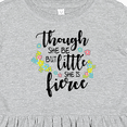 thumbnail image 4 of Inktastic Though She Be but Little She is Fierce Shakespeare Girls Toddler Dress, 4 of 5