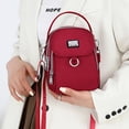 thumbnail image 4 of Bolso cruzado Bolsos de mensajero elegantes Correa ajustable impermeable simple para el trabajo, 4 of 7