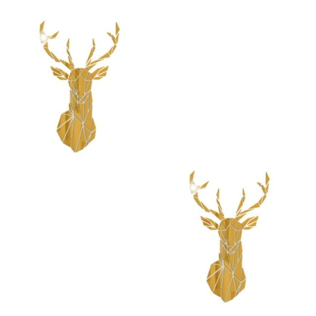 mmirethe Acrylic 3D Mirror Wall Stickers For Decorative Touch Multifunctional gold XL 2Set