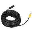 thumbnail image 4 of Cable de extensión de video, Cable de extensión de video para automóvil de 65.6 pies y 4 pines con blindaje impermeable para cámara de visión trasera CCTV Camión Remolque Autobús, 4 of 5