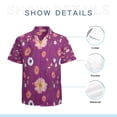 thumbnail image 7 of High Quality Hawaiian Shirts for Men Short Sleeve Aloha Beach Shirt Floral Summer Casual Button Down Shirts Blouses VNCH4P, 7 of 7