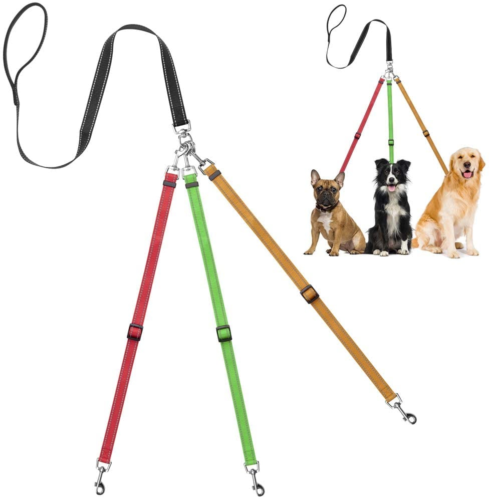 Three dog leash