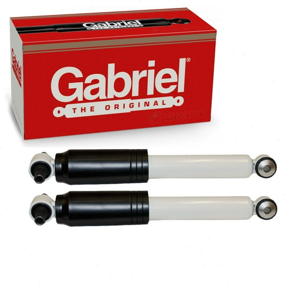 2 pc Gabriel G64040 Ultra Shock Absorbers for Spring Strut Steering Suspension Shocks Struts Fits select: 2009-2017 CHEVROLET TRAVERSE, 2007-2016 GMC ACADIA