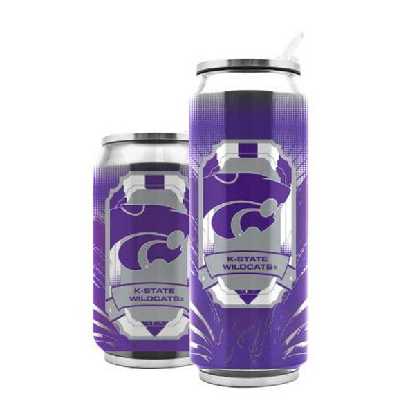 Kansas State Wildcats Acier Inoxydable Thermo Can - 16,9 Onces