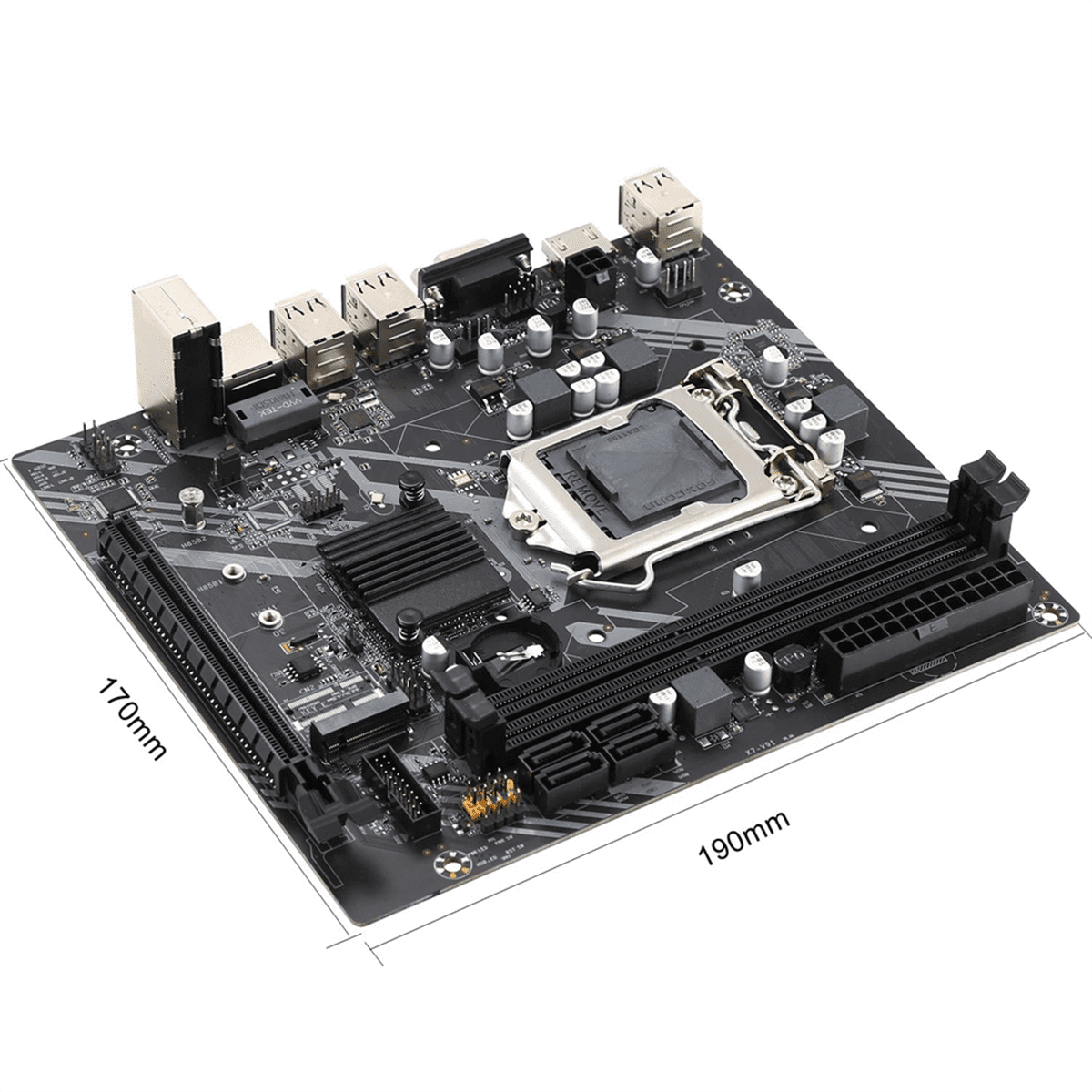 New H61-S Computer Motherboard Desktop LGA1155 Pin with M.2