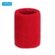 thumbnail image 3 of Uxcell Muñequera de sudor colorida, muñequeras deportivas, muñequeras para tenis, bádminton, baloncesto, paquete de 8 en rojo, 3 of 7