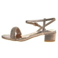 thumbnail image 3 of Badgley Mischka Girls Low Heeled Dress Shoes. (Little Kids Big Kids), Color:  Rose Gold, Size: 4, 3 of 7