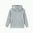 thumbnail image 5 of Girls 2 Piece Outfits Jogger Sets Zip Up Hoodie Sweatshirts Sweatpants with Pockets Tracksuits Sweatsuits, 5 of 7