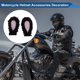 thumbnail image 3 of Accesorios de Casco de Motocicleta Decoración Orejas de Conejo Rizadas de Lana para Cascos de Motocicleta Bicicleta Esquí Color Negro Pegatina 1 Juego, 3 of 6