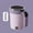 Purple, variant on Automatic Magnetic Stirring Coffee Mug, Stainless Steel Automatic Stirring Mug for Coffee, Milk, Cocoa, Portable with Lid and Detachable Base (Black)