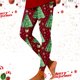 thumbnail image 1 of MKLEKYY Leggings deportivos para mujer Leggings con estampado navideño para mujer Leggings de ejercicio físico con realce Pantalones de yoga 285, 1 of 4