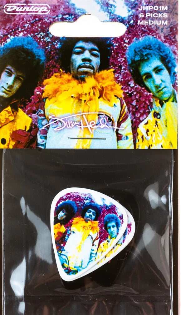 Dunlop Jimi Hendrix Guitar Picks Are You Experienced? Medium 12-Picks