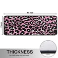 thumbnail image 5 of Kitchen Rugs Sets Of 2,Pink and Black Of Leopard Print Anti Fatigue Kitchen Mat Rugs Non Slip Washable,Decorative Kitchen Floor Mats for Kitchen,Sink,Laundry,17"x47"+17"x47", 5 of 5