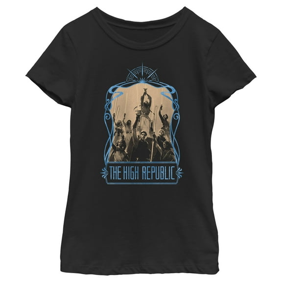 Girl's Star Wars The High Republic Jedi Heroes Graphic Tee Black X Small