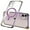 Purple, variant on Designed for Apple iPhone 16 (6.1") Magnetic Hybrid Clear with Plating Chrome Frame & Camera Protection Compatible with Magsafe Phone Case Cover - Purple