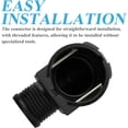 thumbnail image 4 of SUTENGDA 2 Pieces Heater Inlet Hose Connector Compatible with Chevy Sonic Hatchback Replace Parts 95089363/950893634, 4 of 6