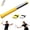 Yellow-1Pcs, variant on Adjustable Intensity Badminton Swing Trainer, Sound Feedback Tool for Smash Technique and Professional Players, 11.8 inch