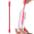 thumbnail image 2 of Ckulufk Silicone Mini Makeup Spatulas Thin Jar Tiny Spatula Jar Scraper Small Spatula Silicone Mini Make Up Spatula Tool Multipurpose Scraping Mixing Tools For Jam Cosmetic Bottles Narrow, 2 of 4