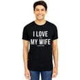 thumbnail image 2 of I Love It When My Wife Lets Me Go Fishing Men's Modern Fit Fun Casual T-Shirt Printed Graphic Tee, 2 of 5