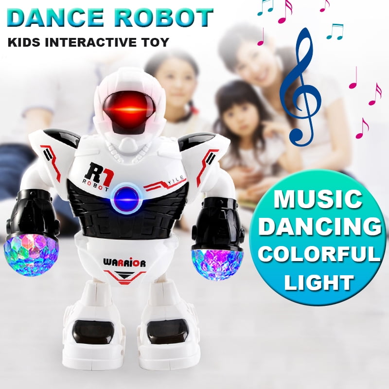 electronic walking dancing robot toy