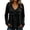 Black0812, variant on Women's Plus Size Long Sleeved V Neck T Shirts Causal Loose Fit Solid Tops Ladies Fall Ruffle Hem Going out Tees White02 XL