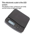 thumbnail image 3 of 25kg/1g Electronic Compact Scale LED Display Kitchen ABS Portable Kitchen Food Food Weight Balance Accurate Fruit Weighing Measuring Tool Black, 3 of 7