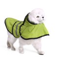 thumbnail image 1 of Chubasquero para perros, chubasquero extra grande con capucha para perros con rayas reflectantes 100% impermeable para perros (verde-L) JM, 1 of 5
