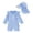 C120/Light Blue139, variant on Rggeeun Baby Boys Swimsuit Set Cute Striped Pattern 2Pc Long Sleeve Ruffled Crew Neck Front Zipper Above Knee with Cover Up Hat for Summer Water Activities Versatile Swim Wear,Blue,3-6 Months