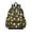 Softballs and Bats, variant on Baseballs Stars Black Pattern Backpack for School, Cute School Bag with Adjustable Shoulder Straps and Padded Back, 13.4"x11"x4.7"