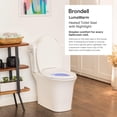 thumbnail image 2 of Asiento de inodoro Brondell L60-RW LumaWarm calefaccionado redondo blanco, 2 of 9