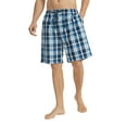 thumbnail image 3 of Vulcanodon Men's Pockets Cotton Pajama Pants, Royal Blue, 3 of 5
