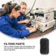 thumbnail image 2 of 30 Pcs Ferrite Core Cord Ring Choke Noise Suppressor Filter for Power Cord Cable, 2 of 3