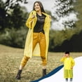 thumbnail image 2 of Kyusrd Pack Raincoats Reusable EVA Rain Ponchos Lightweight Rain Coat Rainproof Rain Gear for Men and Women, 2 of 6