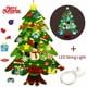 thumbnail image 3 of DIY Felt Christmas Tree Wall Hanging Artificial Xmas Tree with Santa Claus Snowflakes Ornament New Year Party Supplies Gift, 3 of 4