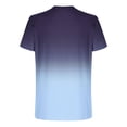 thumbnail image 3 of Aofany T-Shirts For Men Men's Tshirts Men Gradient Crew Neck Short Sleeve Summer Casual Tees Tops Mens T Shirt, 3 of 5