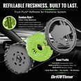 thumbnail image 4 of Drive Time Truck Patch Bamboo Rain Scented Car Air Freshener – Long-lasting Car Deodorizer, Refillable Vent and Sun Visor Clip Style Car Air Freshener, Suitable for Cars, Trucks, and, Premium Fragran, 4 of 5