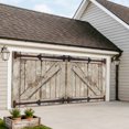 thumbnail image 4 of Farmhouse Wood Grain Garage Door Cover Banner 6 x 13 FT, Vintage Country Barn Gate Brown Garage Door Curtains Backdrop with Grommets for Indoor Outdoor Wall Party Porch Yard Decorations Background, 4 of 9