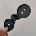 thumbnail image 5 of Heavy Duty Black Shade Cloth Clips - Round Sun Shade Fabric Fasteners for Outdoor Garden, Greenhouse & Backyard Netting, 5 of 9