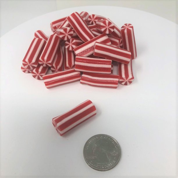 Licorice Candy Canes Red White Christmas Candy sweet fruit flavor 2