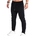 thumbnail image 4 of Sweatpants for Women Elastic Waist Athletic Jogger Cargo Pants Drawstring Outdoor Sports Gym Trousers with Pockets, 4 of 7