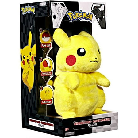 Pokemon Black White Deluxe Reversible Series 2 Pikachu Plush