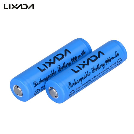 Lixada 2pcs 14500 Rechargeable Battery 900mAh 3.7V High Capacity for LED Flashlight Torch Lamp Headlight Headlamp with PCB