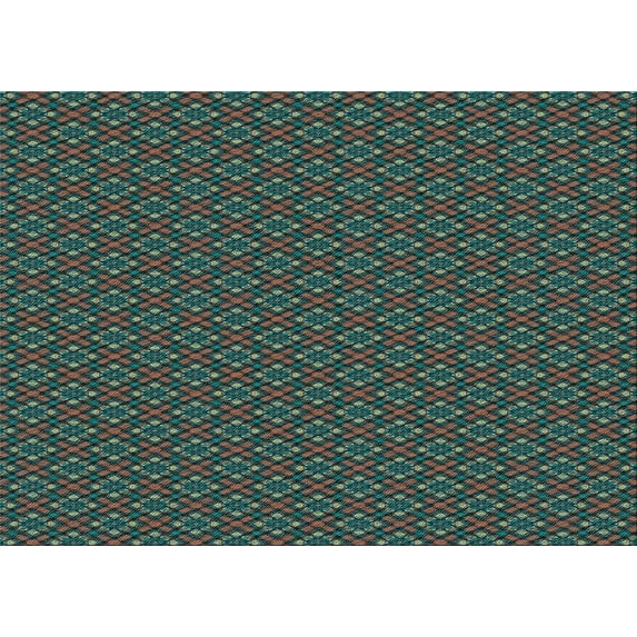 Ahgly Company Indoor Rectangle Patterned Sea Turtle Green Area Rugs, 5' x 7'