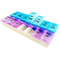 thumbnail image 2 of MesaSe 14 Double rows Hot Sale 7 Day Weekly Pill Medicine Box Holder Storage Container Case Portable, 2 of 6