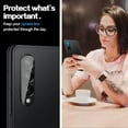 thumbnail image 3 of Designed for Galaxy Z Fold 3 Camera Lens Protector   3 Pack Tempered Glass Camera Protector for  Galaxy Z Fold3 5G 2021  Black, 3 of 8
