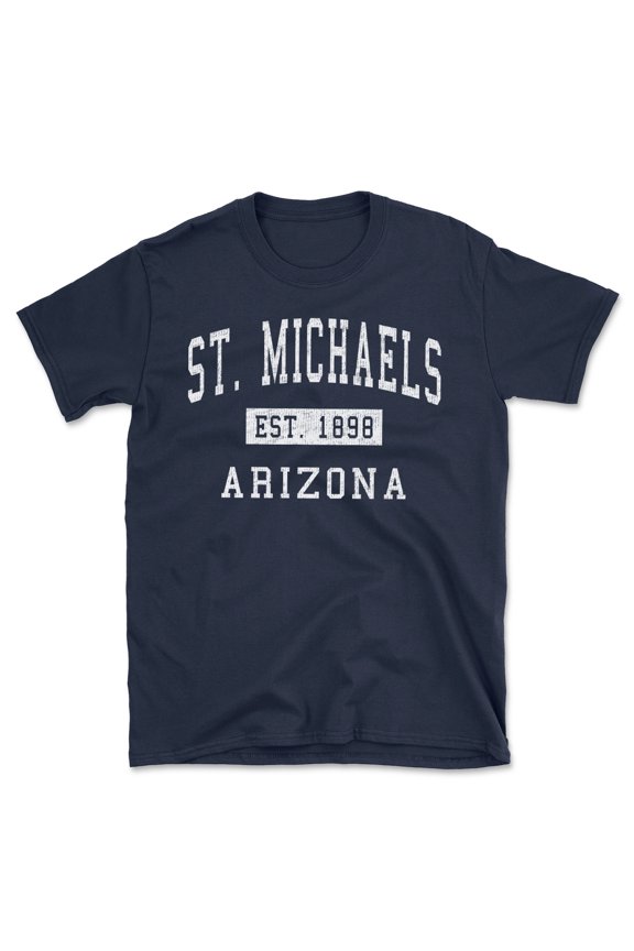 St. Michaels Arizona Classic Established Men's Cotton T-Shirt